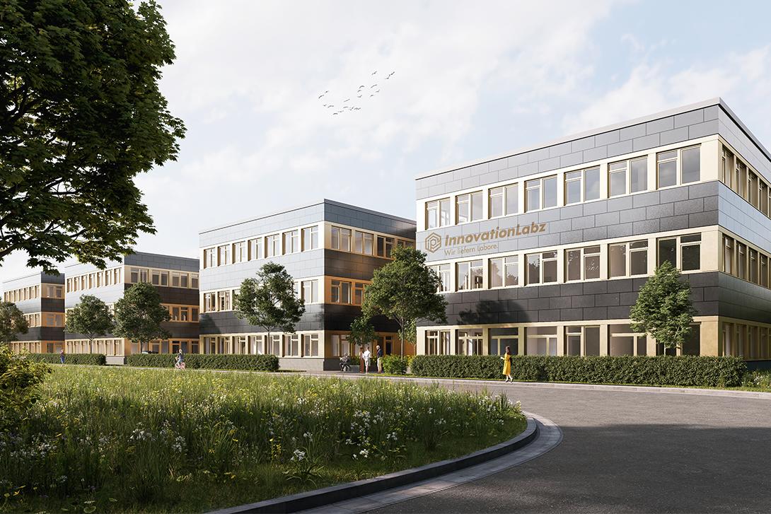 A visualization of the new building.