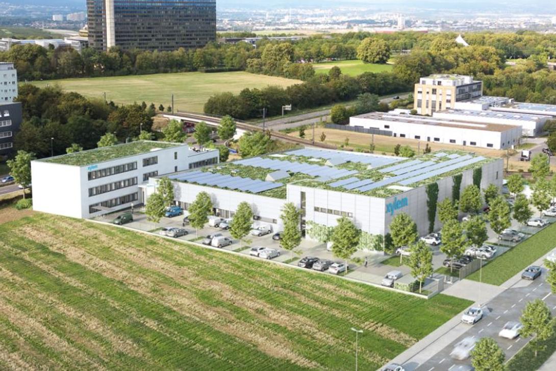 A visualization of the new building complex.